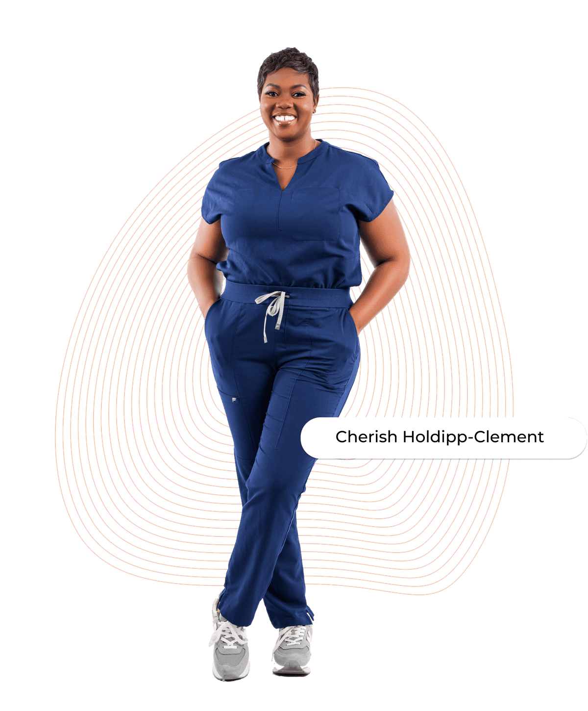 Photo of Dr.Cherish Holdipp in scrubs
